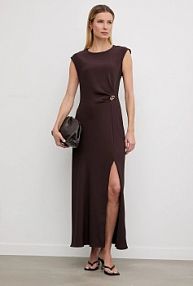 Sukienka Answear.LAB  brązowa ab1321.isr