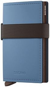 Portfel Secrid  niebieski damski BMa.Matte
