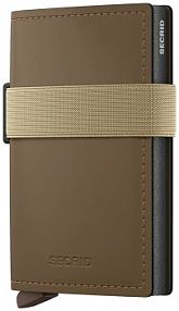 Portfel Secrid  brązowy damski BMa.Matte