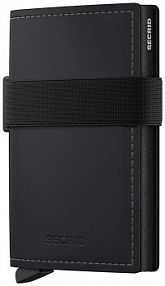 Portfel Secrid  czarny damski BMa.Matte
