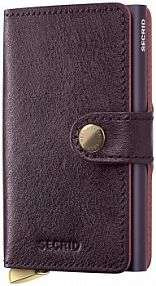 Portfel Secrid  bordowy damski MBc.Basco