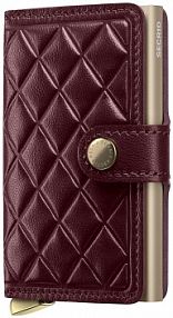 Portfel Secrid  bordowy damski MEd.Emboss.Di