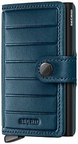 Portfel Secrid  niebieski damski MEl.Emboss.Li
