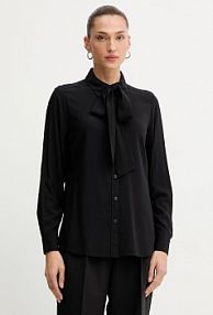 Koszula z długim rękawem Silvian Heach  czarna GPA25473CA