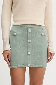 Spódnica Silvian Heach  zielona GPA25263MG