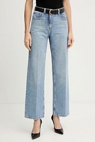 Jeansy Silvian Heach  niebieskie damskie GPA25109.X