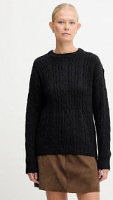 Sweter Silvian Heach  czarny damski GPA25146MA