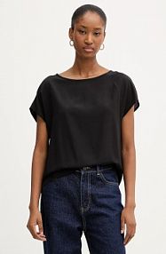 T-shirt Silvian Heach  czarny damski GPA25528BL