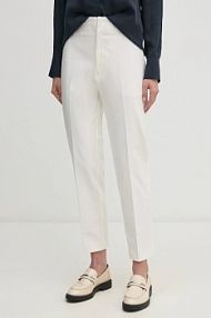 Spodnie eleganckie MOS MOSH  białe damskie 169200