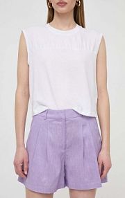 Szorty Silvian Heach  fioletowe damskie GPP24143SH