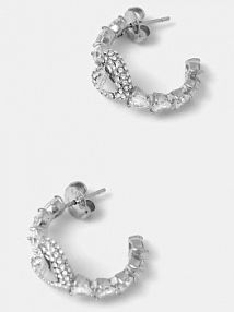 Kolczyki Guess  srebrne JUBE06.004JW