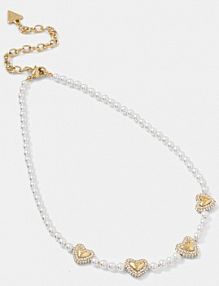 Naszyjnik Guess  biały JUBN06.005JW