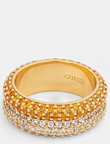 Pierścionek Guess  złoty JUBR06.026JW
