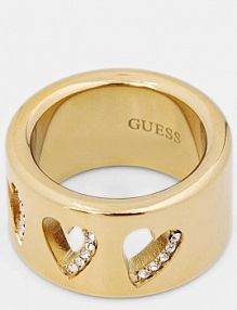 Pierścionek Guess  złoty JUBR06.086JW