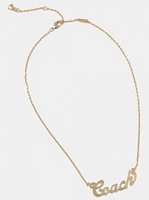 Naszyjnik Coach  złoty 37557618GLD71