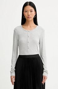 Longsleeve MUNTHE  szary damski 247112324769