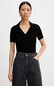 Koszulka polo Marciano by Guess  czarna damska 6RGR11.5613Z