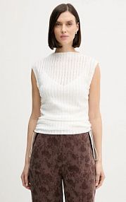 Bluzka DKNY  biała damska P5JHTDPG