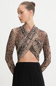 Body bardot  brązowe 60050TB2