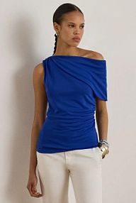 Bluzka Lauren Ralph Lauren  niebieska damska 200P03740