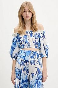 Bluzka Farm Rio  niebieska damska 344714