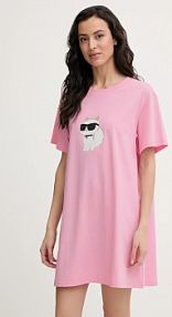 Piżama Karl Lagerfeld  różowa damska B1W45003