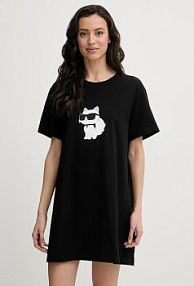 Piżama Karl Lagerfeld  czarna damska B1W45003