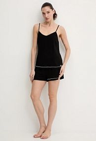 Piżama Karl Lagerfeld  czarna damska B1W45011