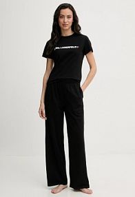 Piżama Karl Lagerfeld  czarna damska B1W45004