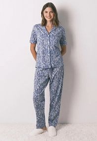 Piżama Women'secret  niebieska damska 3592470