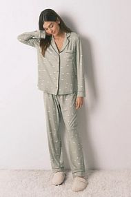 Piżama Women'secret  zielona damska 3592480