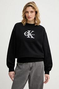 Bluza przez głowę Calvin Klein Jeans  czarna LV047E825G