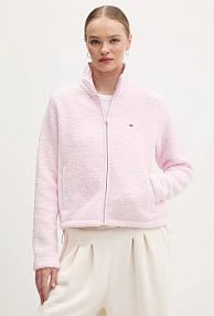 Bluza rozpinana Tommy Jeans  różowa damska DW0DW21926