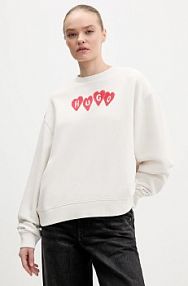 Bluza przez głowę HUGO  beżowa 50555824