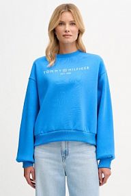 Bluza przez głowę Tommy Hilfiger  niebieska WW0WW47831