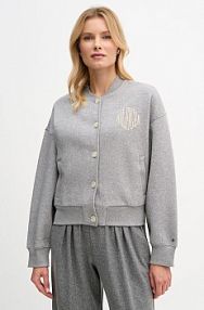 Bluza rozpinana Tommy Hilfiger  szara damska WW0WW47847