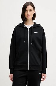 Bluza rozpinana DKNY  czarna damska DP6J9665