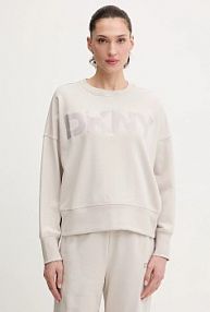 Bluza przez głowę DKNY  beżowa DP6T1561