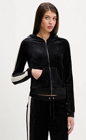 Bluza rozpinana Juicy Couture  czarna damska JCGAS126001