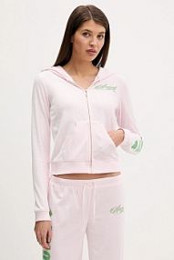 Bluza rozpinana Juicy Couture  różowa damska JCNAS126455