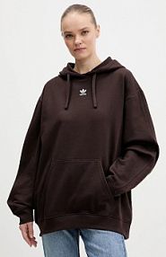 Bluza przez głowę adidas Originals  brązowa KC9145