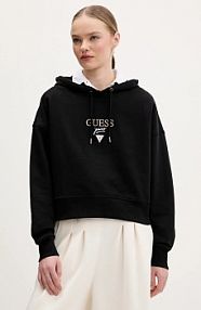 Bluza przez głowę Guess Jeans  czarna W6RQ00.K68I4