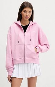 Bluza rozpinana Guess Jeans  różowa damska W6RQ32.K68I4