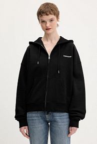 Bluza rozpinana Guess Jeans  czarna damska W6RQ32.K68I4