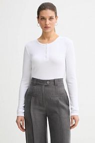 Longsleeve Calvin Klein Jeans  biały damski LV047E201G