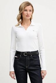 Longsleeve Calvin Klein Jeans  biały damski LV047E203G