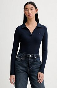 Longsleeve Tommy Jeans  granatowy damski DW0DW21933