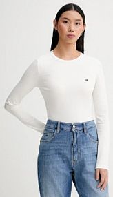 Longsleeve Tommy Jeans  beżowy damski DW0DW19994