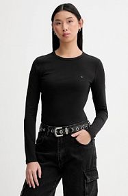 Longsleeve Tommy Jeans  czarny damski DW0DW19994