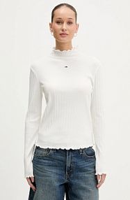 Longsleeve Tommy Jeans  beżowy damski DW0DW22461